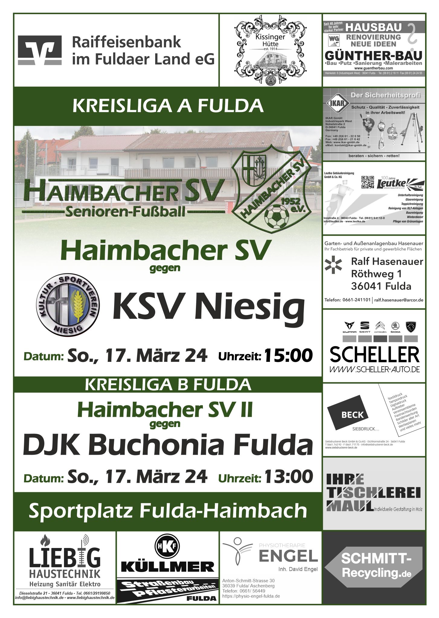 Kurse Gesundheitssport  TV Sonderbach - Heppenheim